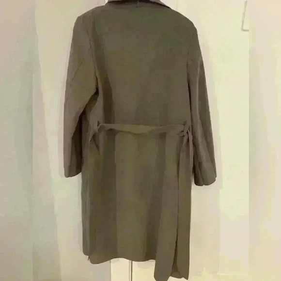 Boohoo Womens Long grey belted trench coat - Picture 7 of 8